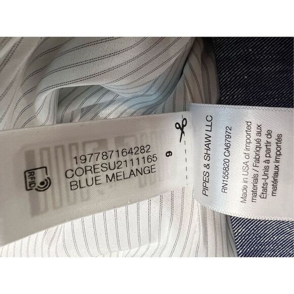 Veronica Beard Women's Blue Melange Dale Linen Dickey Jacket Size 6 NWT - Picture 9 of 9